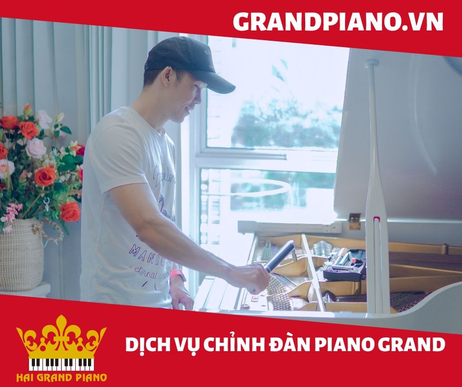 CHỈNH DÂY ĐÀN GRAND PIANO YAMAHA | NS PIANO TUẤN MẠNH 