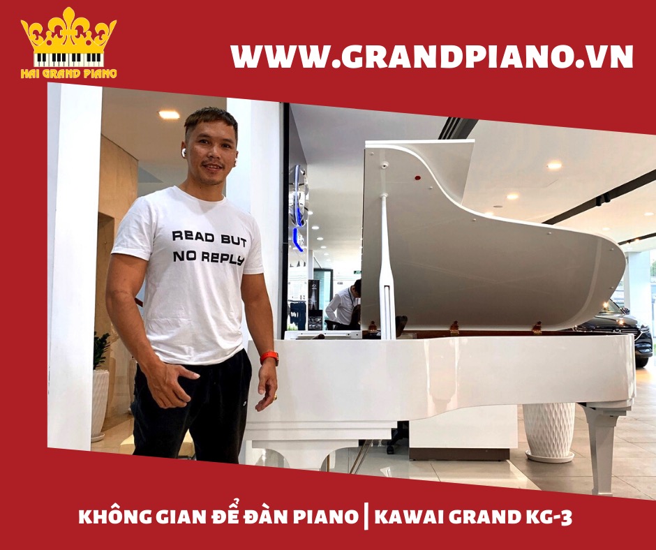 Không Gian Để Đàn Grand Piano Kawai KG-3 | Mazda Sài Gòn 
