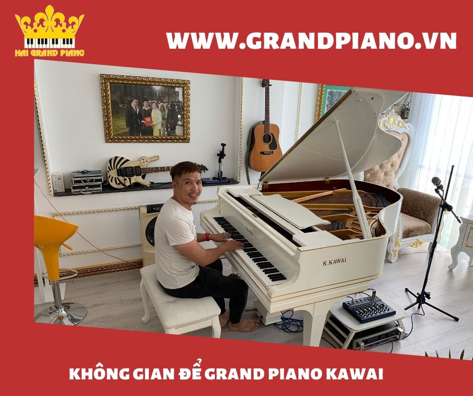Không Gian Để Đàn Grand Piano Kawai No.500 | Trọng Hùng 