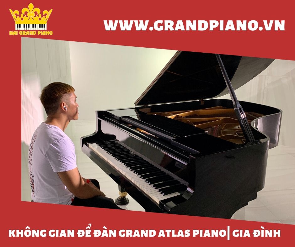 Không Gian Để Đàn Grand Piano Atlas | Quốc Thiên 
