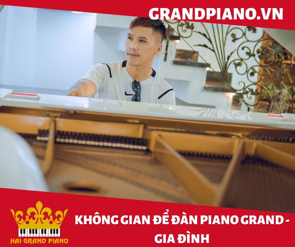 KHÔNG GIAN ĐỂ ĐÀN GRAND PIANO C7 | GIA ĐÌNH 