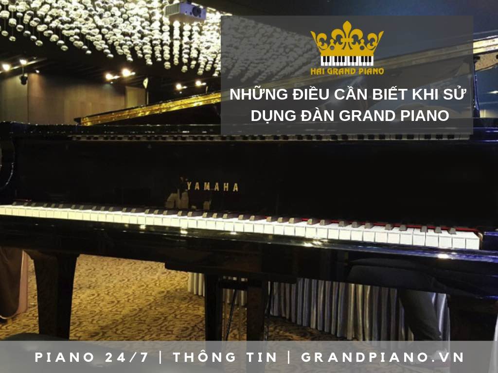 CÁCH SỬ DỤNG VÀ BẢO QUẢN ĐÀN GRAND PIANO 