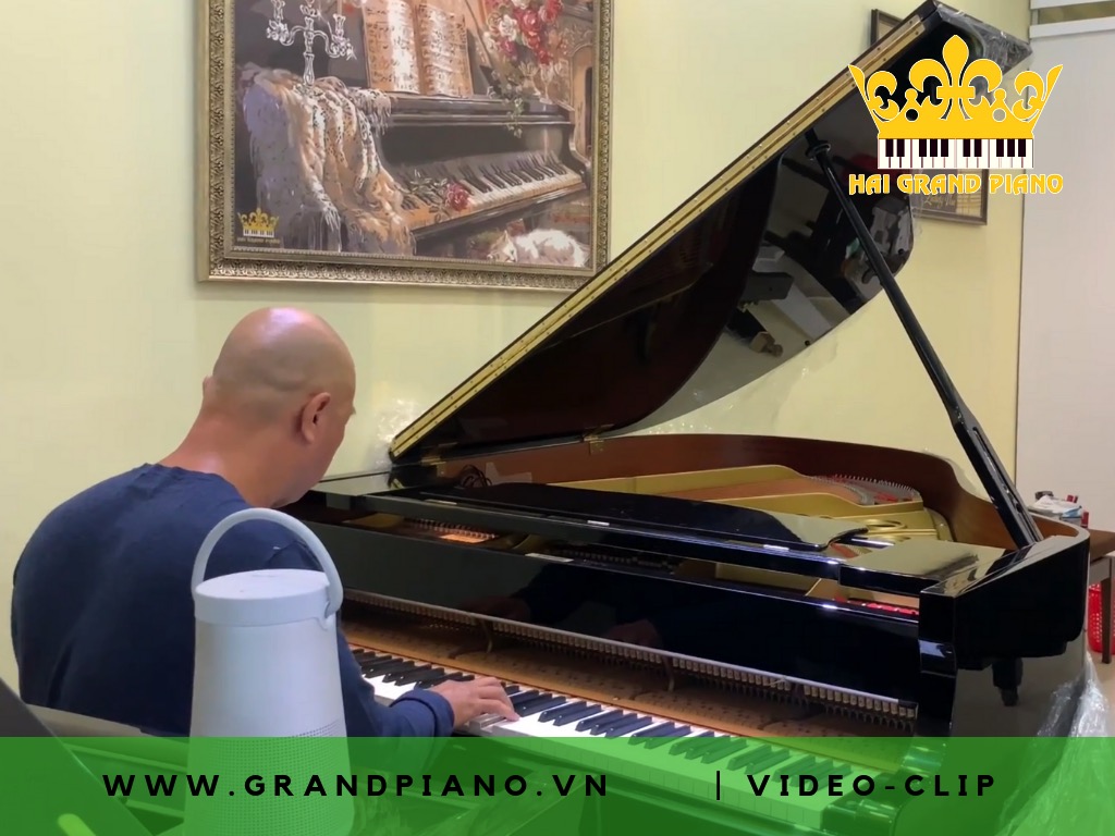 Nghệ Sĩ Piano Lữ Minh Biểu Thăm Và Thử Đàn Tại Hải Grand Piano 